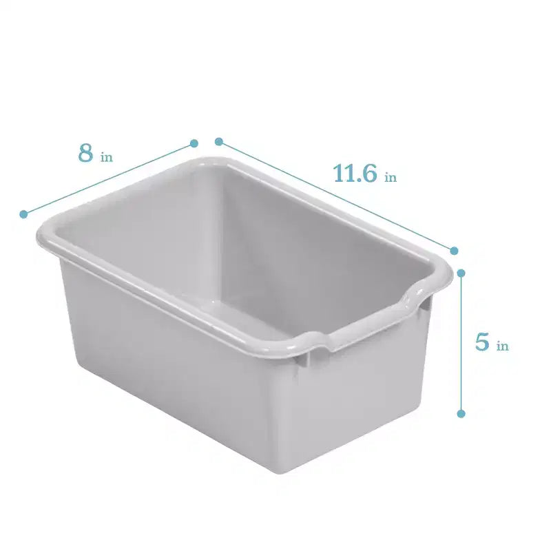 ECR4Kids Streamline 20 Cubby Tray Cabinet with 20 Scoop Front Bins, 4x5, Kids Furniture