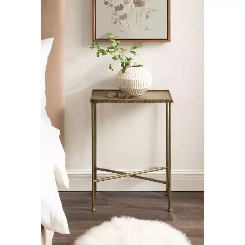 Kate and Laurel Sanzo Slim Side Table