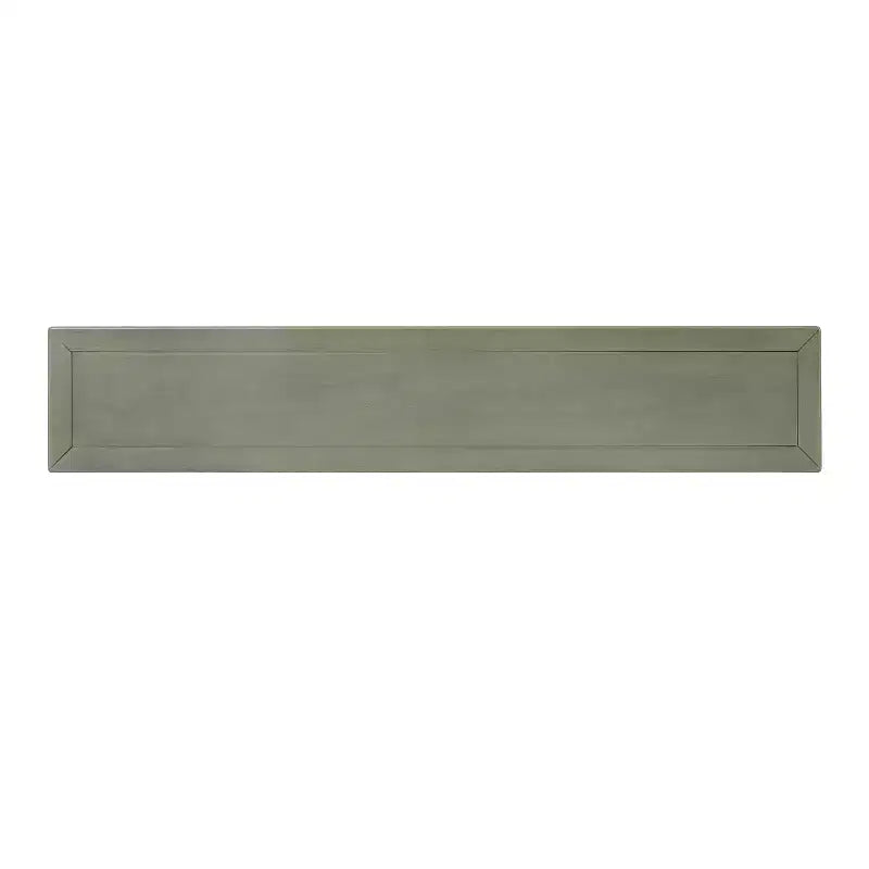 Luxystar Retro Console Table with 4 Drawers, Open Shelf for Entryway and Living Room, Grey Wash