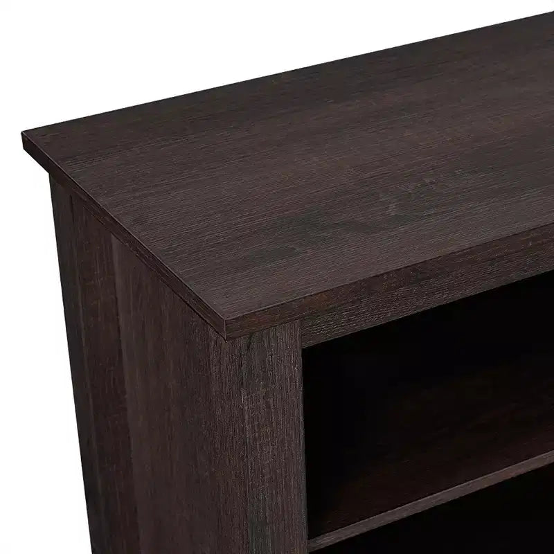 GDFStudio Colcord Modern Wood 70 Fireplace TV Stand with 2 Shelves