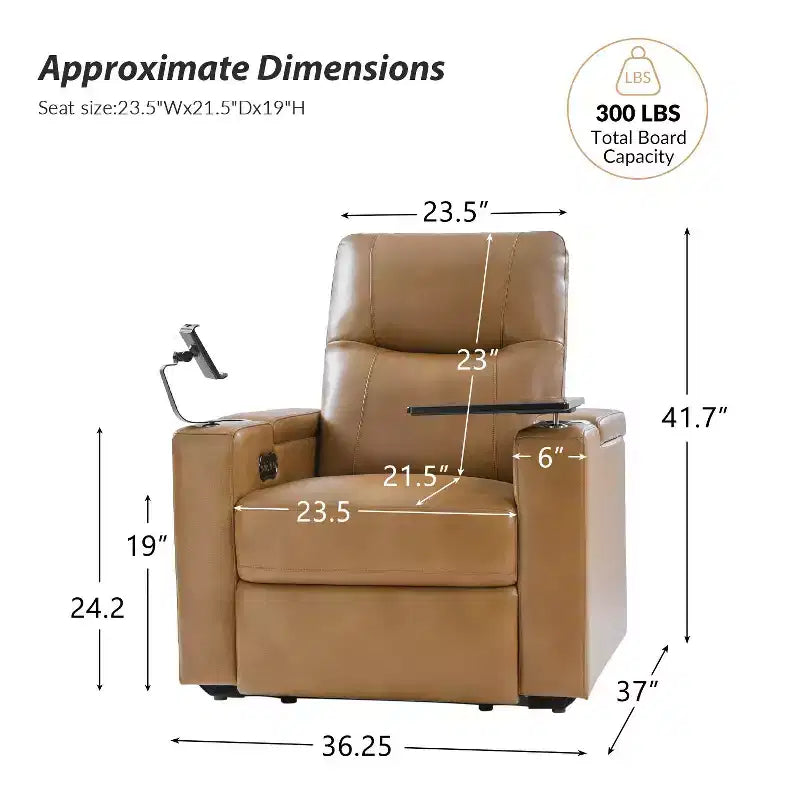 Flora Genuine Leather Recliner Set of 2|HULALA HOME