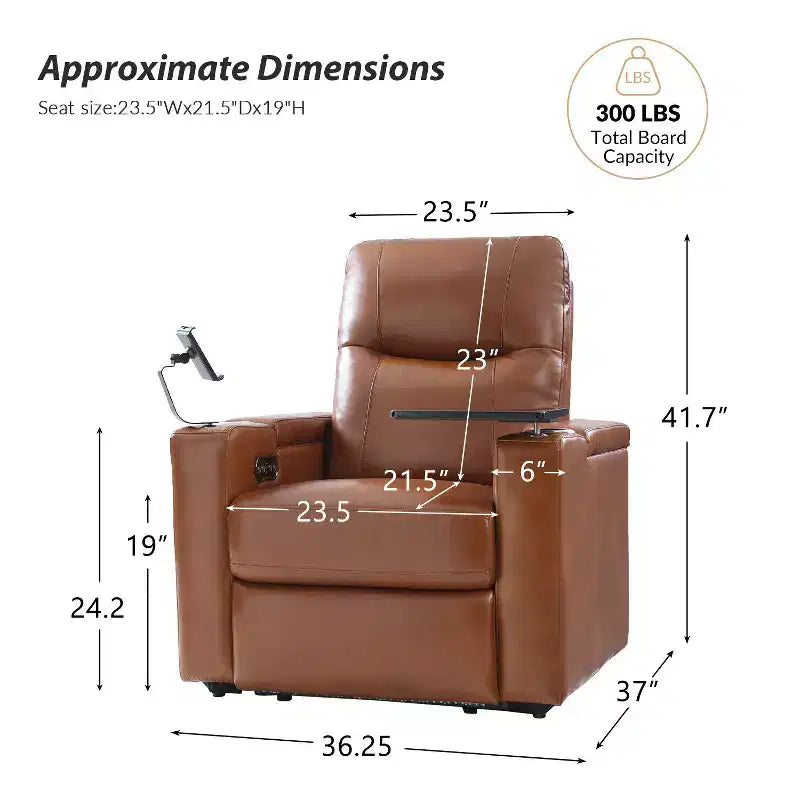 Flora Genuine Leather Recliner Set of 2|HULALA HOME