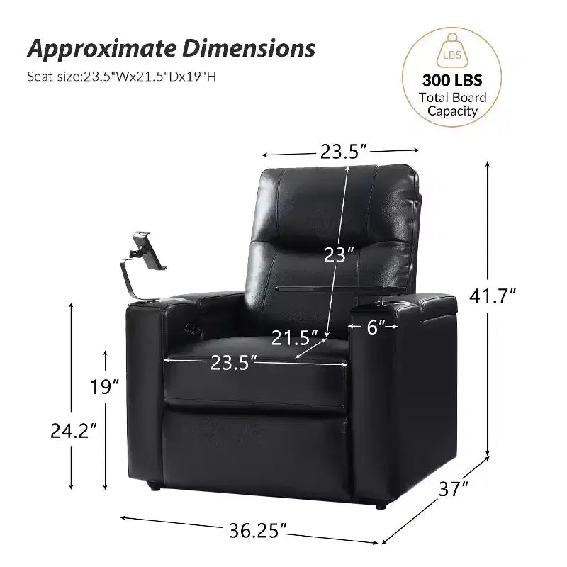 Flora Genuine Leather Recliner Set of 2|HULALA HOME