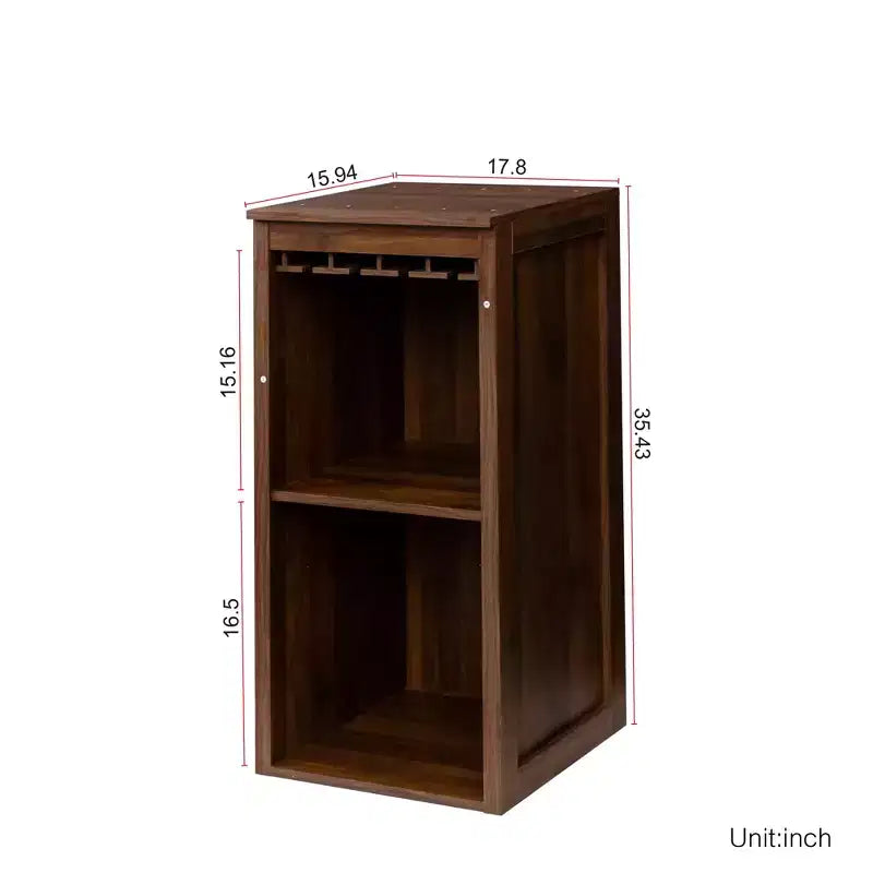 GDFStudio Tristan Rustic Modular Wine Rack