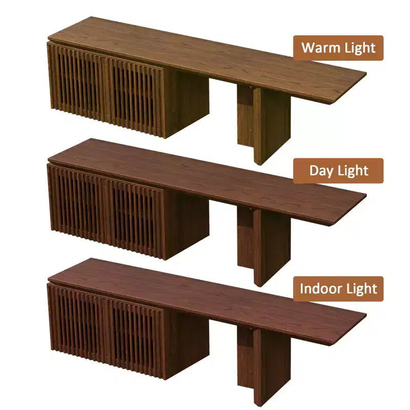 JVNOXK 60.6-84.3''Extendable TV Media Console for Up to 55 Inch, Modern TV Stand, Entertainment Center with Storage, for Living Room,Bedroom,Walnut