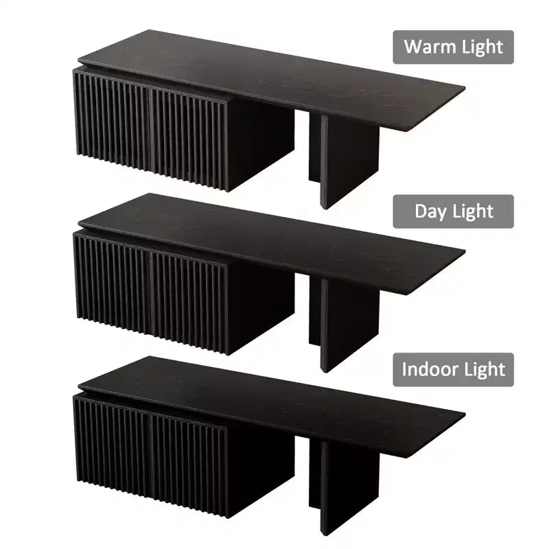 JVNOXK 60.6-84.3''Extendable TV Media Console for Up to 55 Inch, Modern TV Stand, Entertainment Center with Storage, for Living Room,Bedroom,Walnut