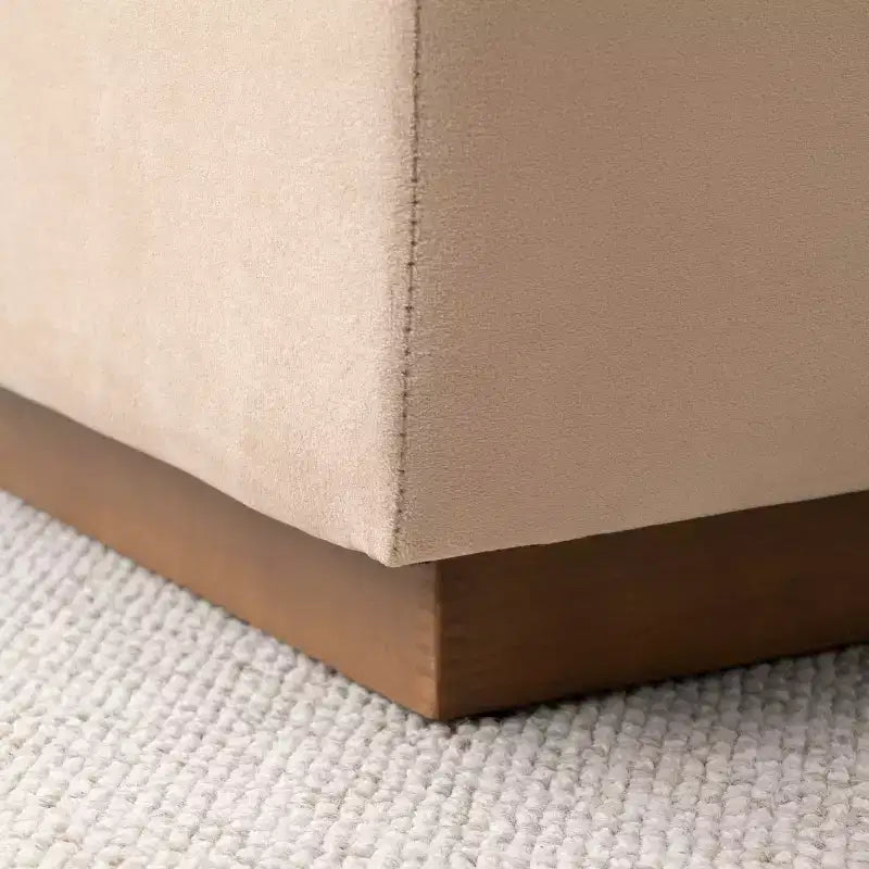 60 Modern Velvet Upholstered Storage Bench, Stylish Living Room Seating with Hidden Storage, End-of-Bed and Entryway Bench-Panipeachy
