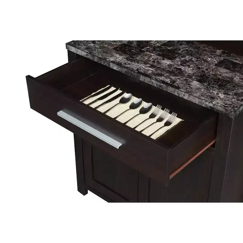 Sawyer Wine Bar with Cabinet - Breighton Home